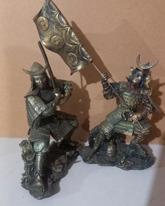 Set statuette decorative Samurai.
