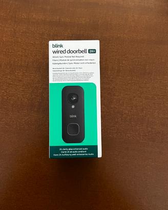 Blink Videocitofono Cablato 2K+ WiFi IP65 Audio