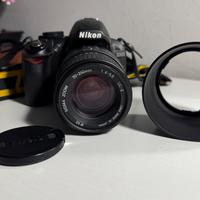 Nikon D3100 con obietivo 70-210mm