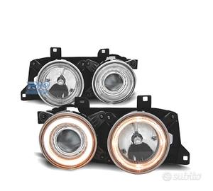 FARI BMW E34 E32 86-94 ANGEL EYES FONDO CROMATO