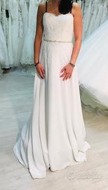 ABITO DA SPOSA WHITE ONE BARCELONA – MAI INDOSSATO