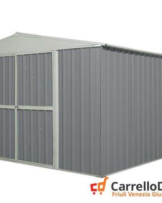 Box prefabbricato in acciaio 360x430 grigio chiaro