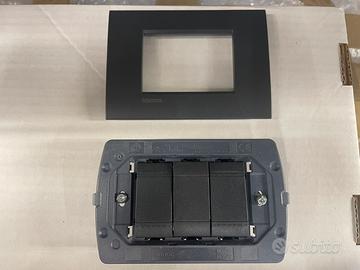 Kit BTicino Living Light Antracite – 2 pulsanti