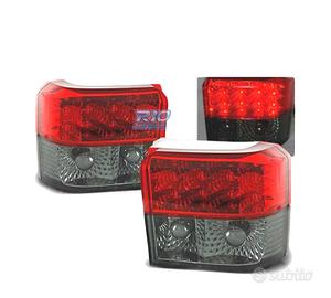 FARI LED PER VOLKSWAGEN VW T4 90-03 ROSSO FUMÉ LED