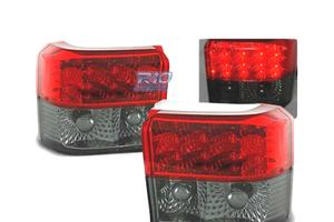 FARI LED PER VOLKSWAGEN VW T4 90-03 ROSSO FUMÉ LED