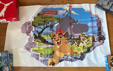 Adesivi murali LION GUARD