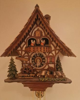 Orologio a cucù HÖNES originale Foresta Nera NUOVO