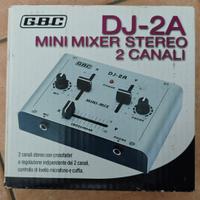 Mini Mixer 2 canali GBC DJ-2A