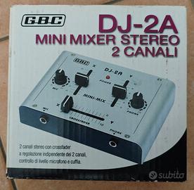 Mini Mixer 2 canali GBC DJ-2A