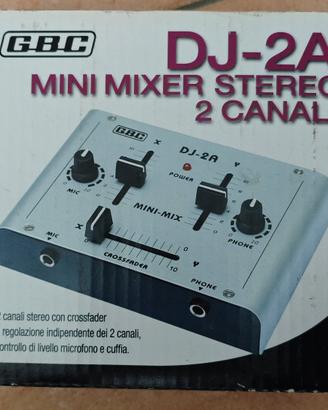 Mini Mixer 2 canali GBC DJ-2A