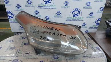 Citroen C3 Picasso 2010 faro anteriore dx
