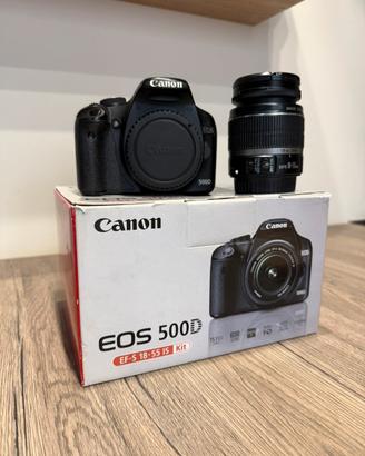 Canon EOS 500D + Obiettivo EF-S 18-55mm IS
