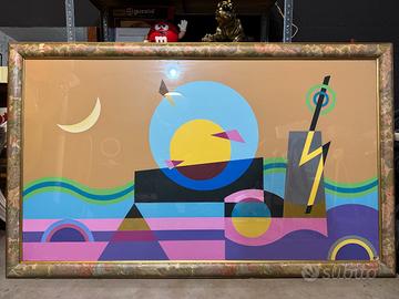 Quadro Piero Cetoli - Memorie - Anni ‘80 - Unico