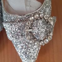 scarpe glitter tg 36