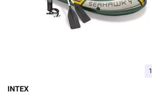 Canotto 351x145x48 con remi e gonfiatore Seahawk 4