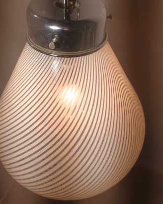 lampadario vintage bulbo  design murano 1970