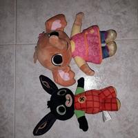 2 peluche Bing e Sula
