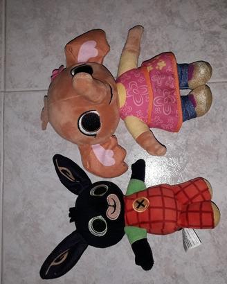 2 peluche Bing e Sula