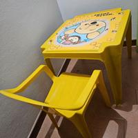 Tavolo e sedia bambini