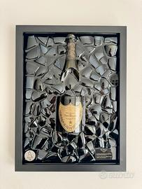 Quadro dom perignon vintage 32x42 cm