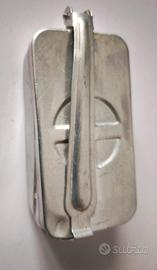 Porta siringa con siringa vetro vintage 