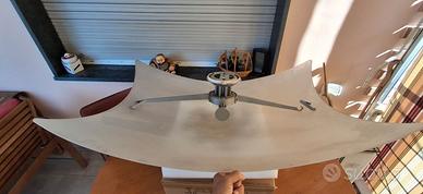 LAMPADARIO SALOTTO FABBIAN VELA CRISTALLO