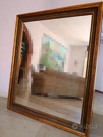 Specchiera in legno e oro antica