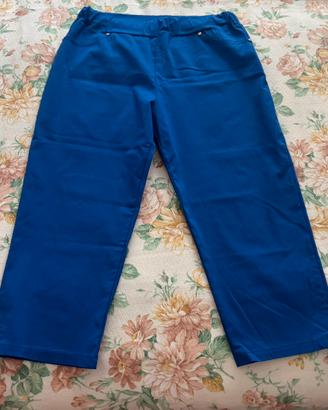 Pantaloni donna 3/4 elasticizzati