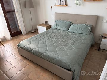 Letto matrimoniale contenitore