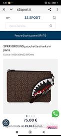 pochette spray ground come nuova originale 