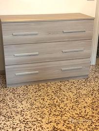 Cassettiera-comò 3 cassetti