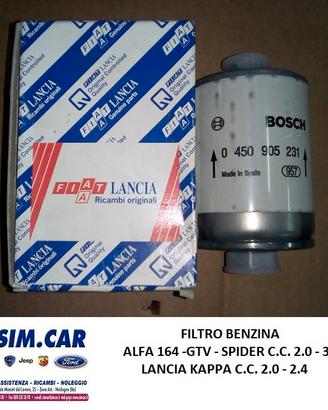 Filtro Benzina Alfa 164, GTV ,Spider, Lancia Kappa