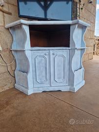 mobile tv angolato bianco 