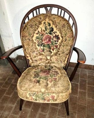 Poltrona sedia designer Ercol