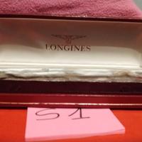 Longines scatola pelle x orologio vintage con inse
