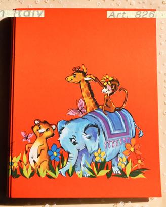 ♥ Vintage 1960 KARTOS Carta Lettere animali papel