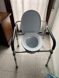 Sedia comoda multifunzione per wc e doccia