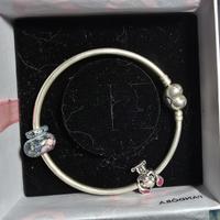 Bracciale pandora con chiusura cuore Charme Stitch