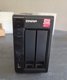 QNAP Nas TS-219P II 2x1TB Red Wstern Digital