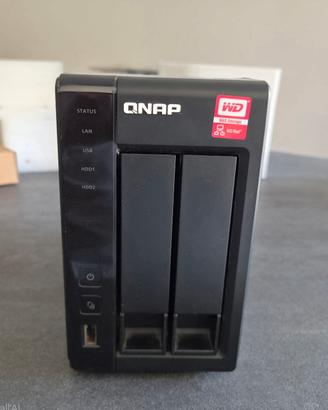 QNAP Nas TS-219P II 2x1TB Red Western Digital