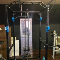 Power Rack Multifunzione con cavi bassi e alti