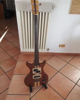 Fretless artigianale schaller fernandes gigbag