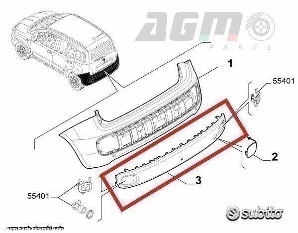 Subito - AGM PARTS RICAMBI AUTO - Modanatura parafango anteriore
