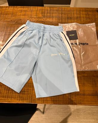 pantaloncino palm angels azzurro taglia m