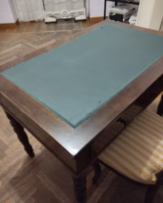 Scrivania e sedia in stile Luigi XIV 