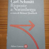 Carl Schmitt risposte a Norimberga Laterza