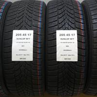 4 GOMME 205 45 17 DUNLOP RFT BR1295