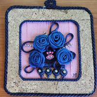 Quadretto a forma di presina originale sardo fatto