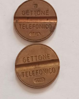 Coppia di gettoni Rari 7110 IPM e NO LOGO