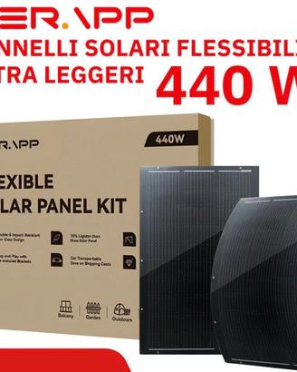 pannelli fotovoltaici flessibili serapp SAT-220-F8